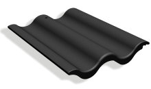 Benders Palema (2k) betontagsten dobbeltvinget sort